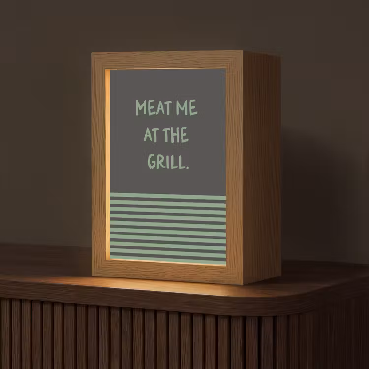 Tafellamp - Quote - Groen - Grill - Zomer — 1