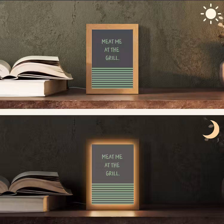 Tafellamp - Quote - Groen - Grill - Zomer — 5