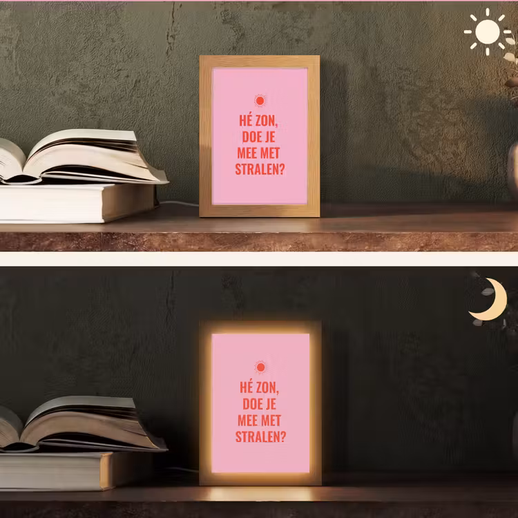 Tafellamp - Roze - Zon - Quote — 5