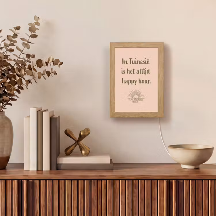 Tafellamp - Tuin - Roze - Quote - Zon — 4
