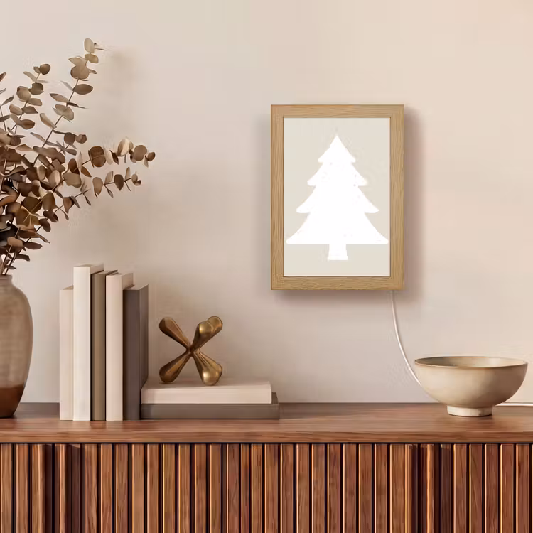 Tafellamp - Japandi - Kerstboom - Beige - Kerstversiering — 4
