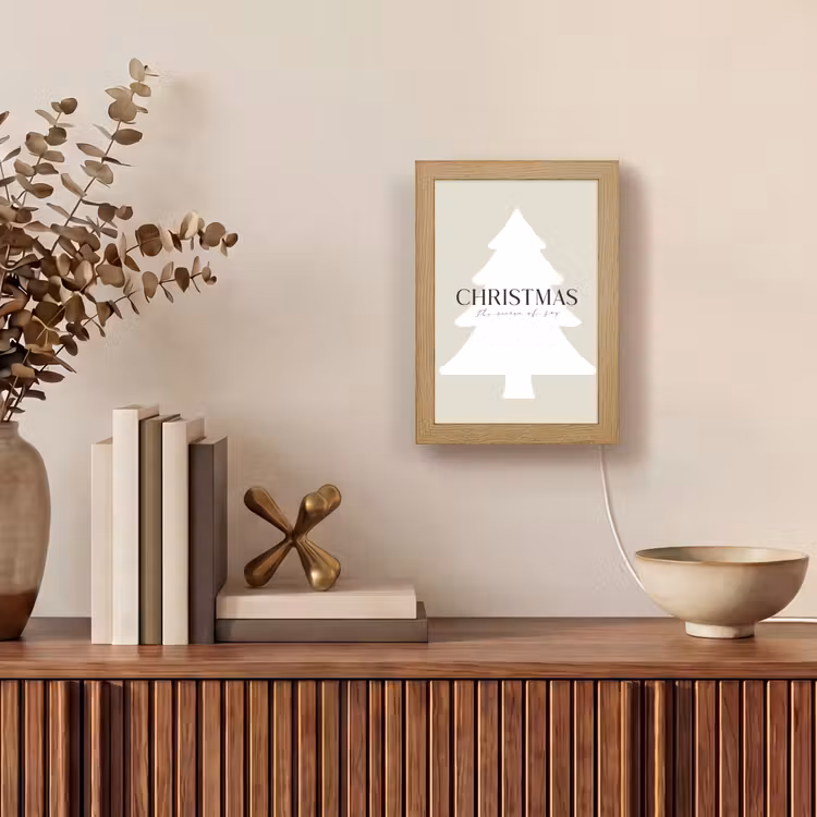 Tafellamp - Kerstboom - Japandi - Christmas - Beige — 4