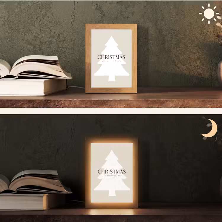 Tafellamp - Kerstboom - Japandi - Christmas - Beige — 5