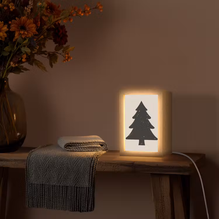 Tafellamp - Kerstboom - Zwarte kerstboom - Boom - Japandi — 2