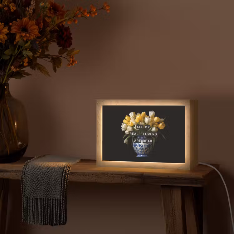 Tafellamp - Quotes - Bloem - Tulp - Geel — 4