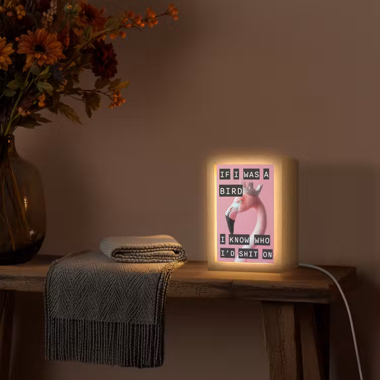 Tafellamp - Flamingo - Roze - Vogel - Decoratie — 2