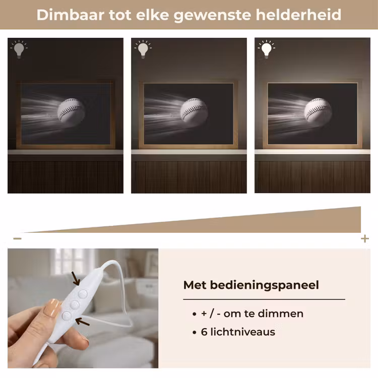Tafellamp - Honkbal - Wit - Vliegt — 8