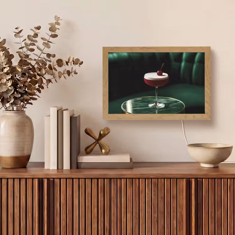 Tafellamp - Kers - Cocktail - Rood - Marmer — 3