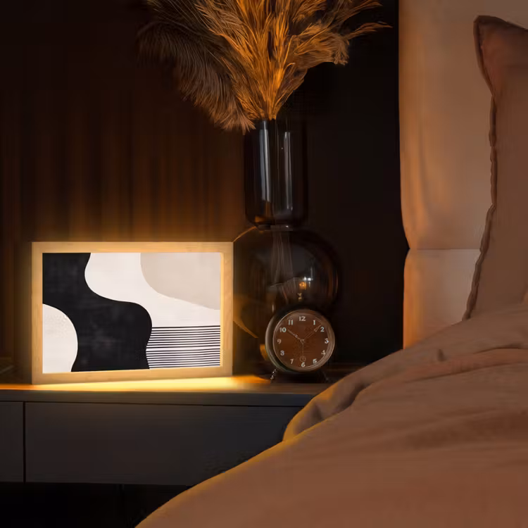 Tafellamp - Abstract - Japandi - Beige - Modern — 2