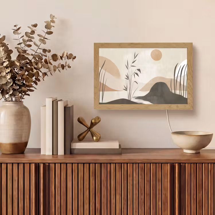 Tafellamp - Japandi - Landschap - Beige — 3