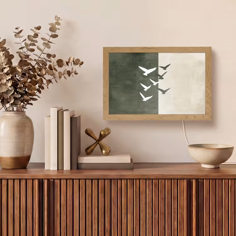 Tafellamp - Japandi - Vogel - Groen — 3