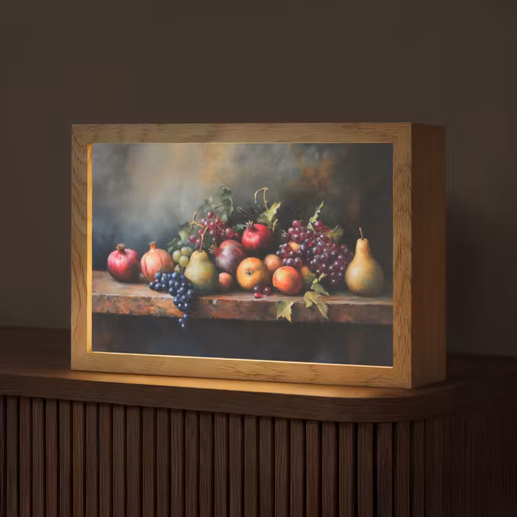 Tafellamp - Rustiek - Stilleven - Fruit — 1