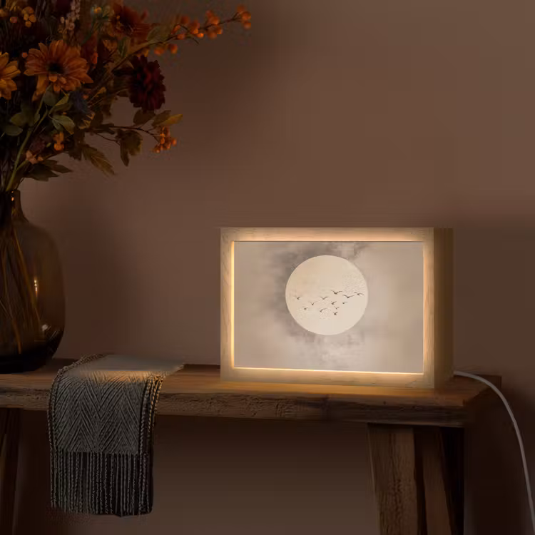Tafellamp - Vogel - Beige - Japandi — 4