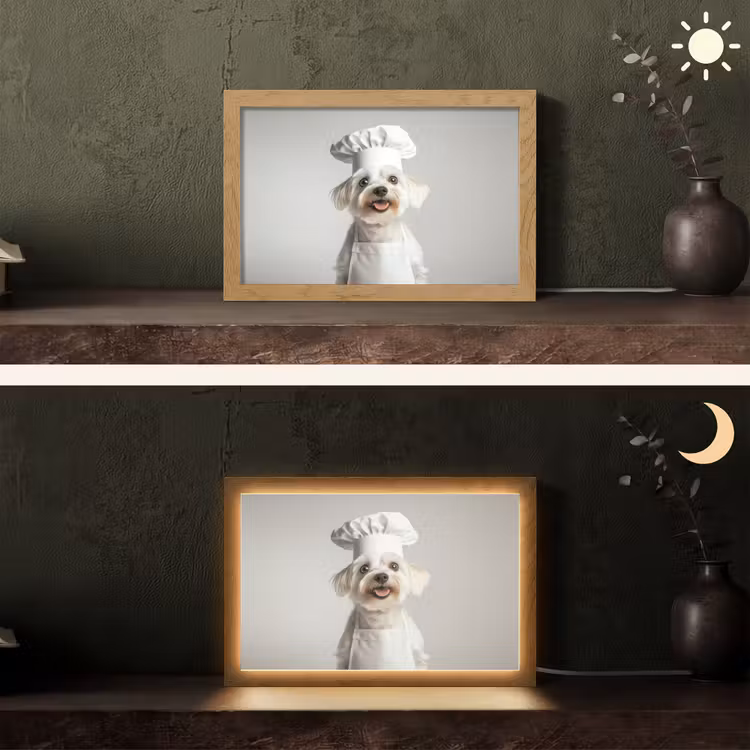 Tafellamp - Hond - Wit - Kok — 5