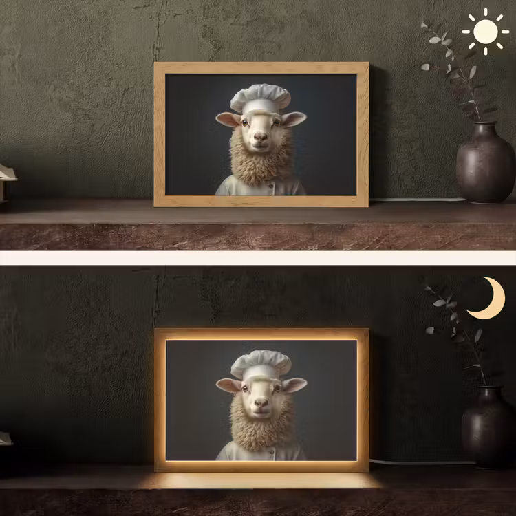 Tafellamp - Schaap - Wol - Kok — 5