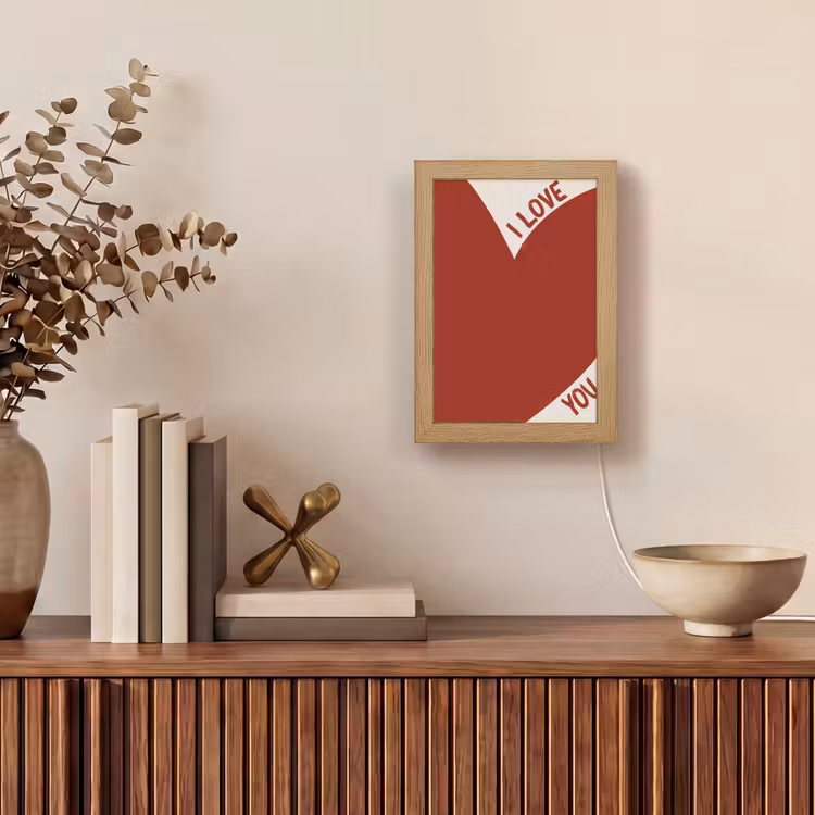 Tafellamp - Loveyou - Rood - Hart — 4