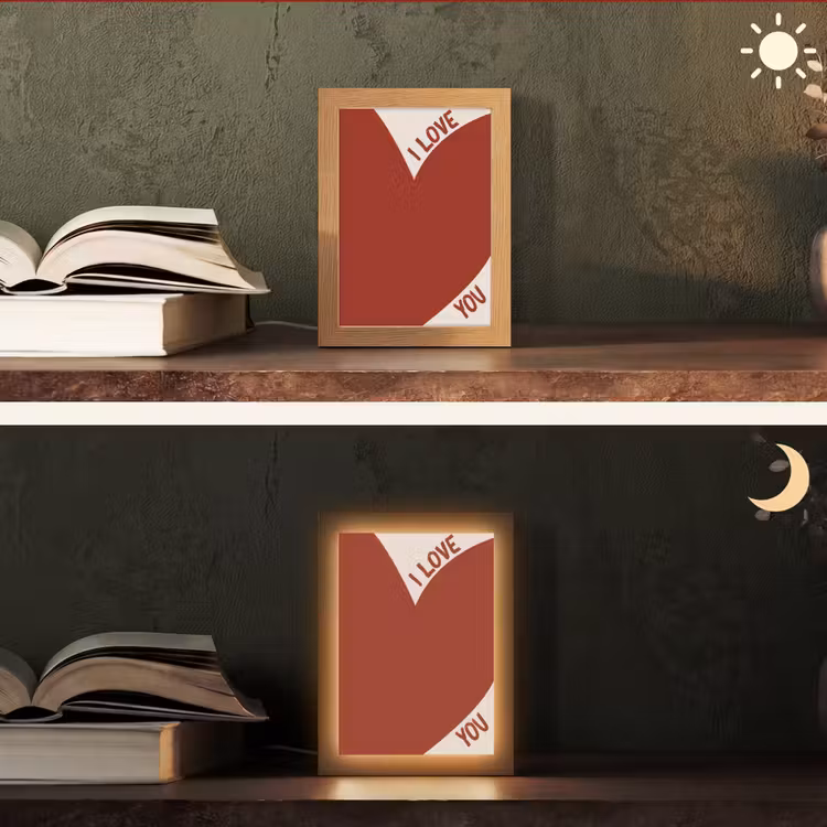 Tafellamp - Loveyou - Rood - Hart — 5