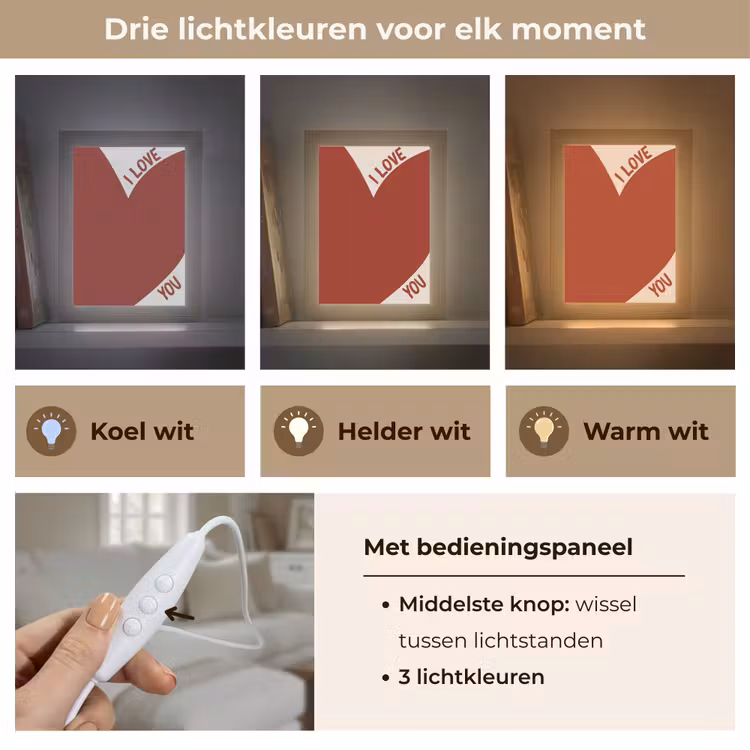 Tafellamp - Loveyou - Rood - Hart — 6