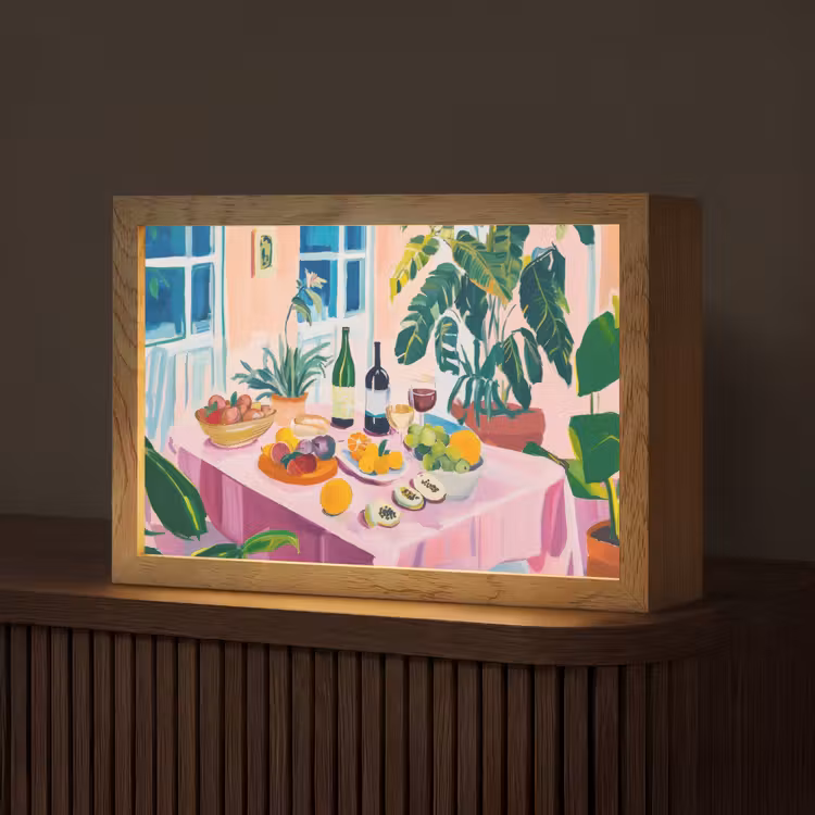 Tafellamp - Tafel - Wijn - Fruit — 1
