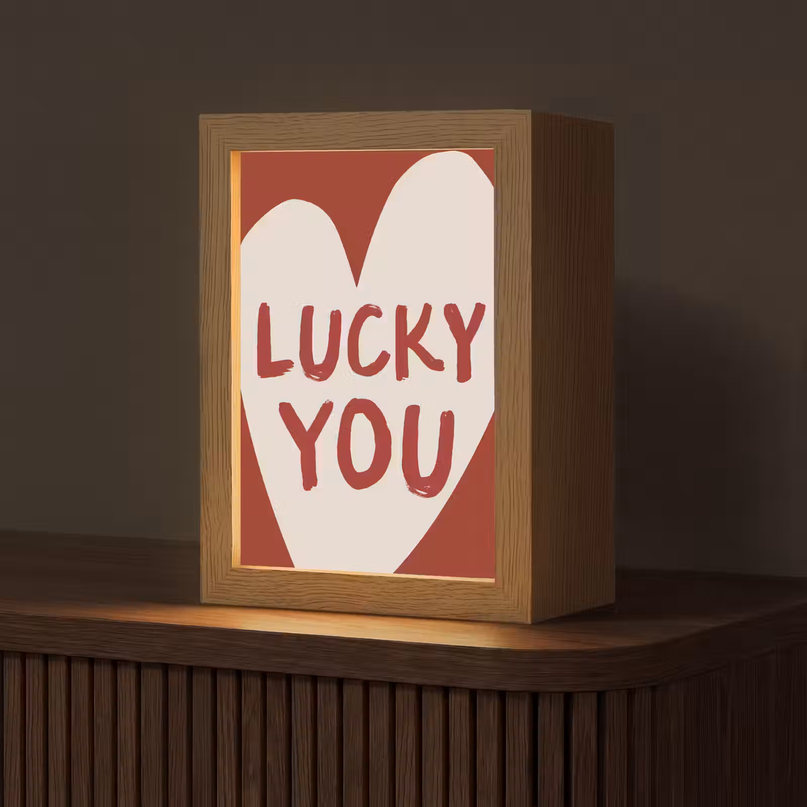 Tafellamp - Lucky - Hart - Rood — 1