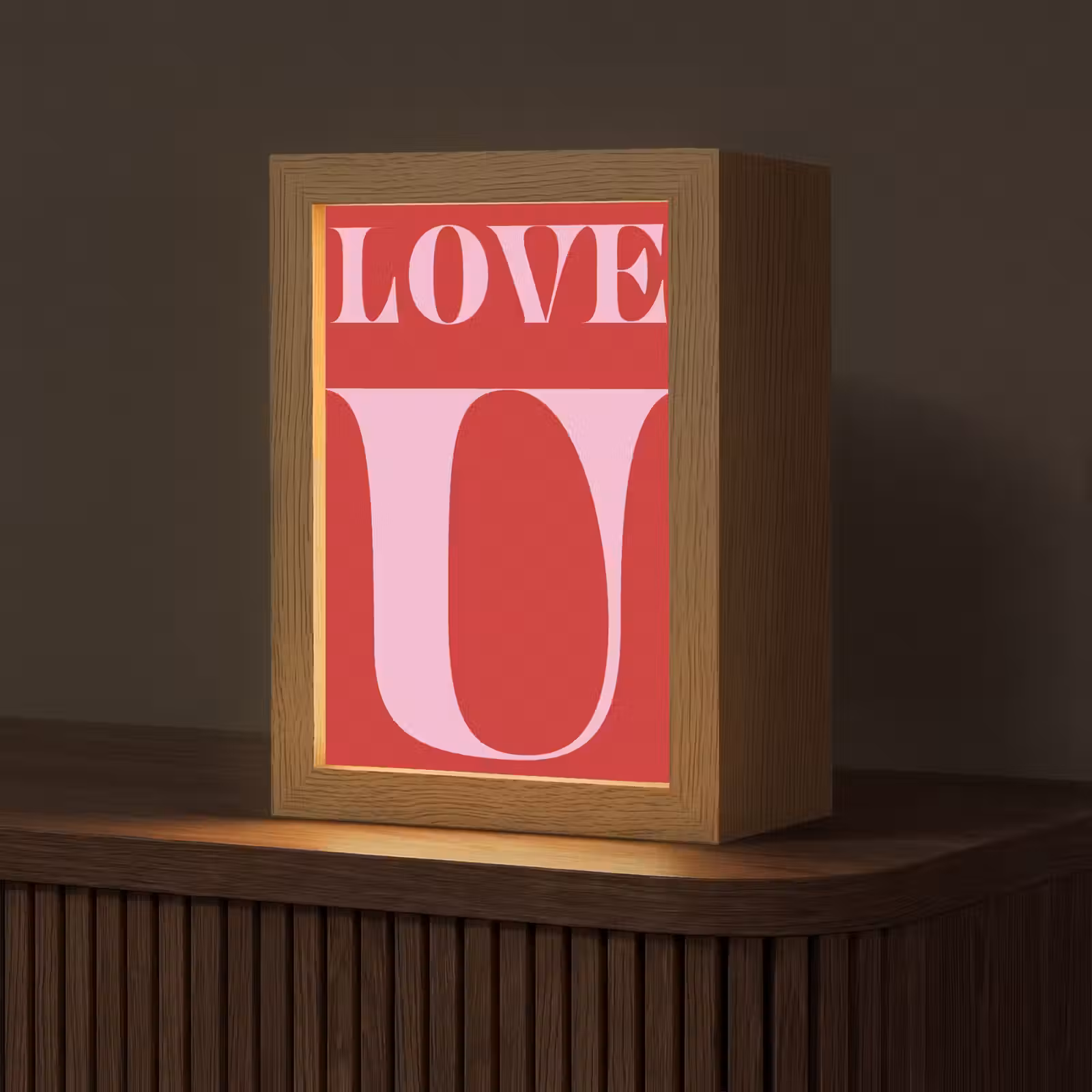 Tafellamp - Rood - Love - Valentijn - Roze — 1