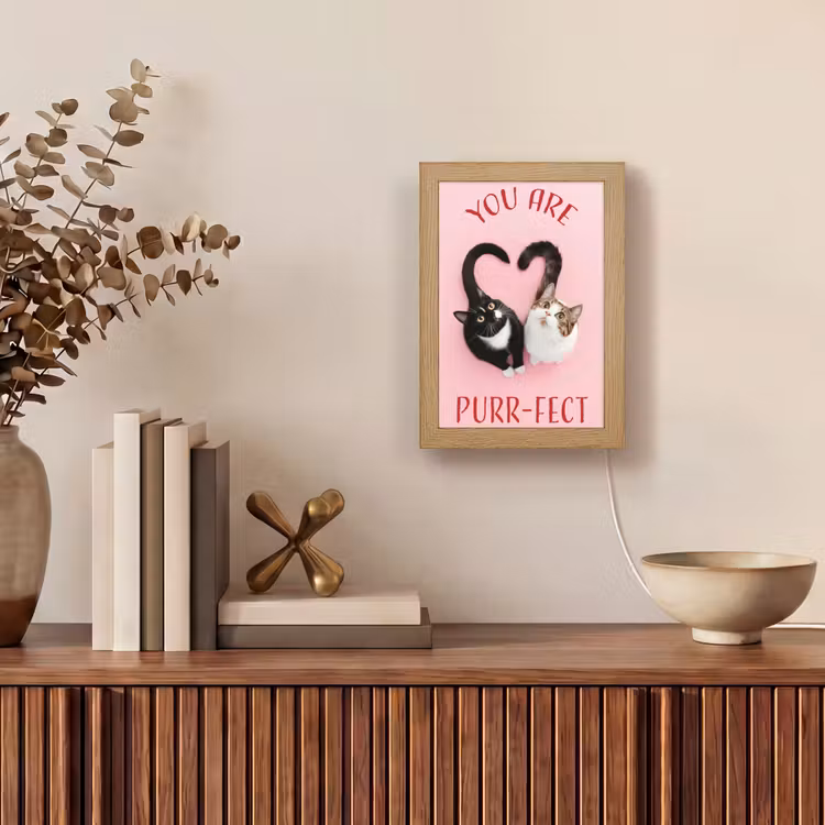 Tafellamp - Kat - Hart - Tekst - Valentijn — 4