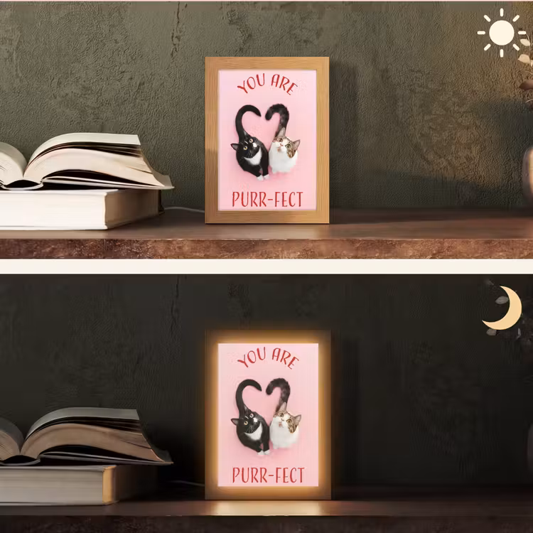 Tafellamp - Kat - Hart - Tekst - Valentijn — 5