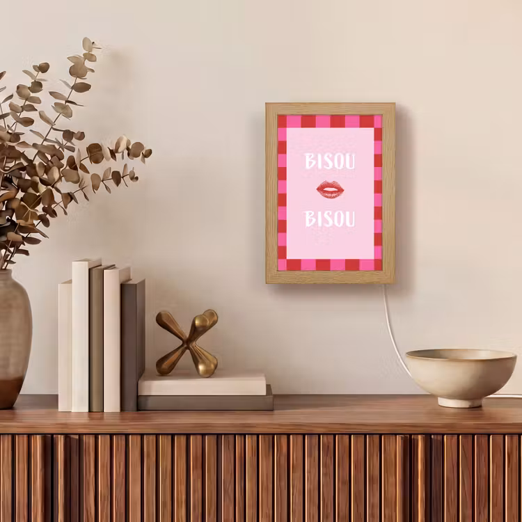 Tafellamp - Kiss - Roze - Frans - Valentijn — 4