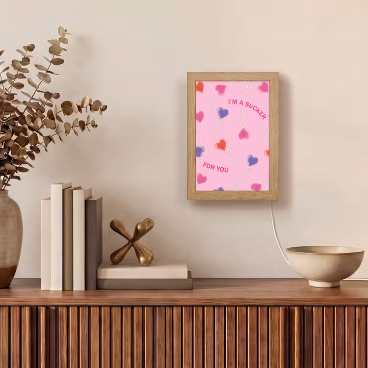 Tafellamp - Lolly - Valentijn - Illustratie - Snoep — 4