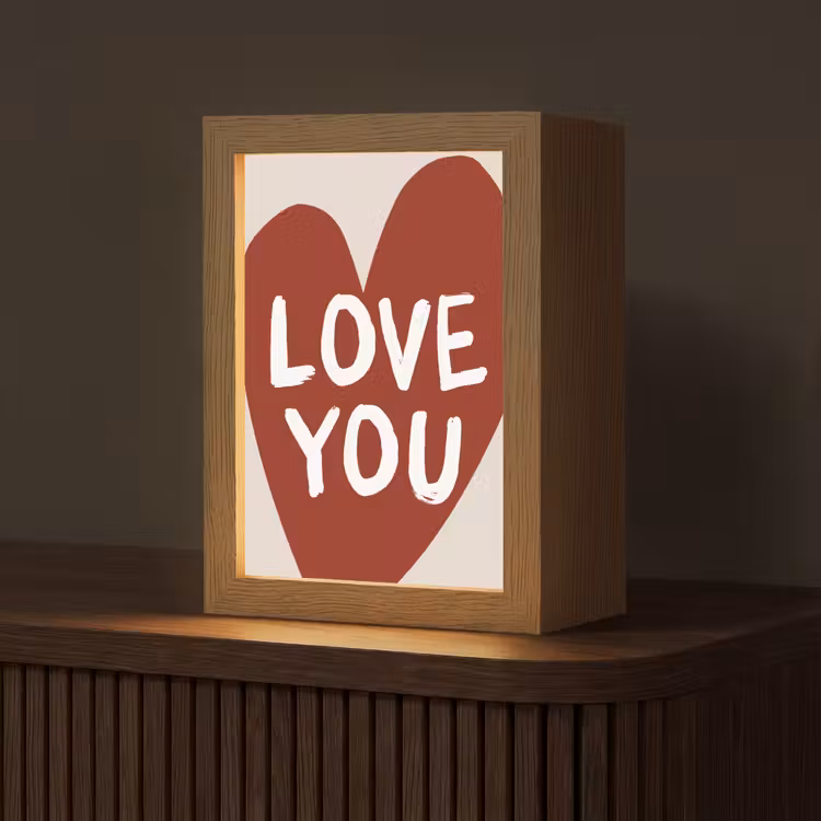 Tafellamp - Loveyou - Hart - Rood — 1