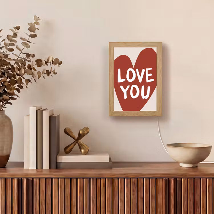 Tafellamp - Loveyou - Hart - Rood — 4