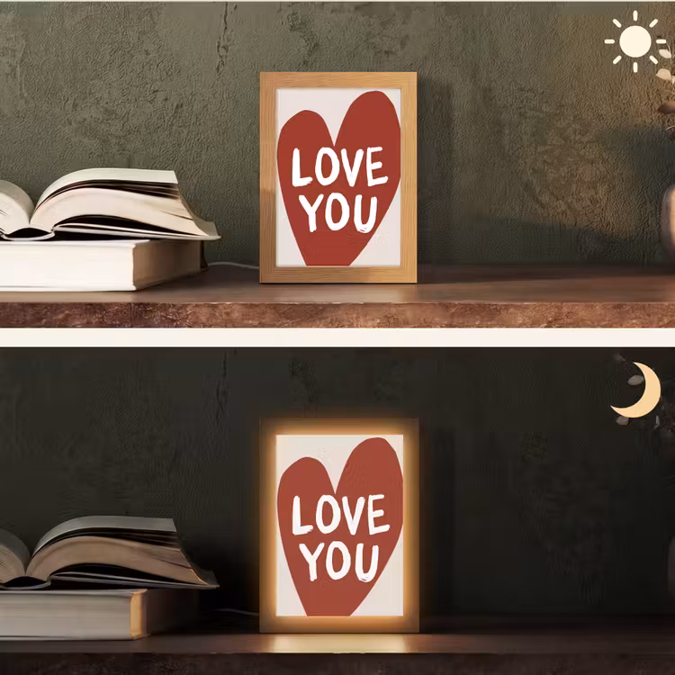 Tafellamp - Loveyou - Hart - Rood — 5