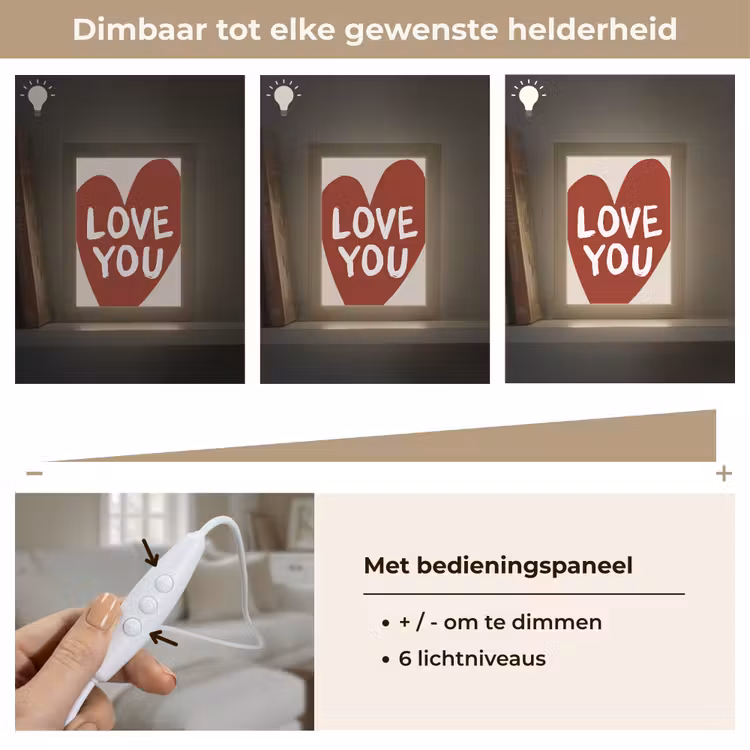 Tafellamp - Loveyou - Hart - Rood — 8