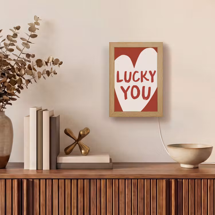 Tafellamp - Lucky - Hart - Rood — 4