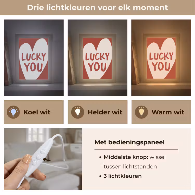 Tafellamp - Lucky - Hart - Rood — 6