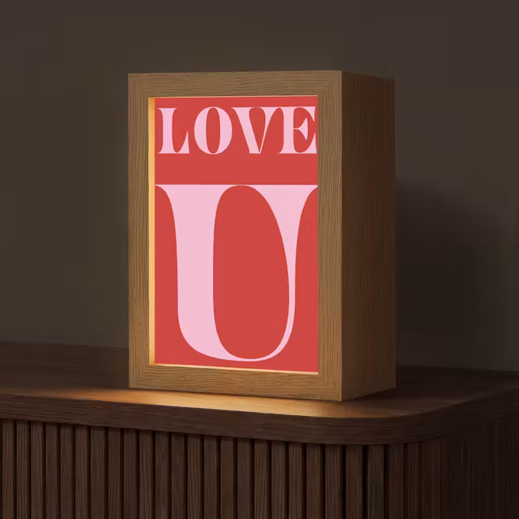Tafellamp - Rood - Love - Valentijn - Roze — 1