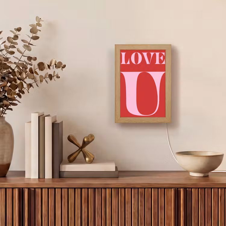 Tafellamp - Rood - Love - Valentijn - Roze — 4
