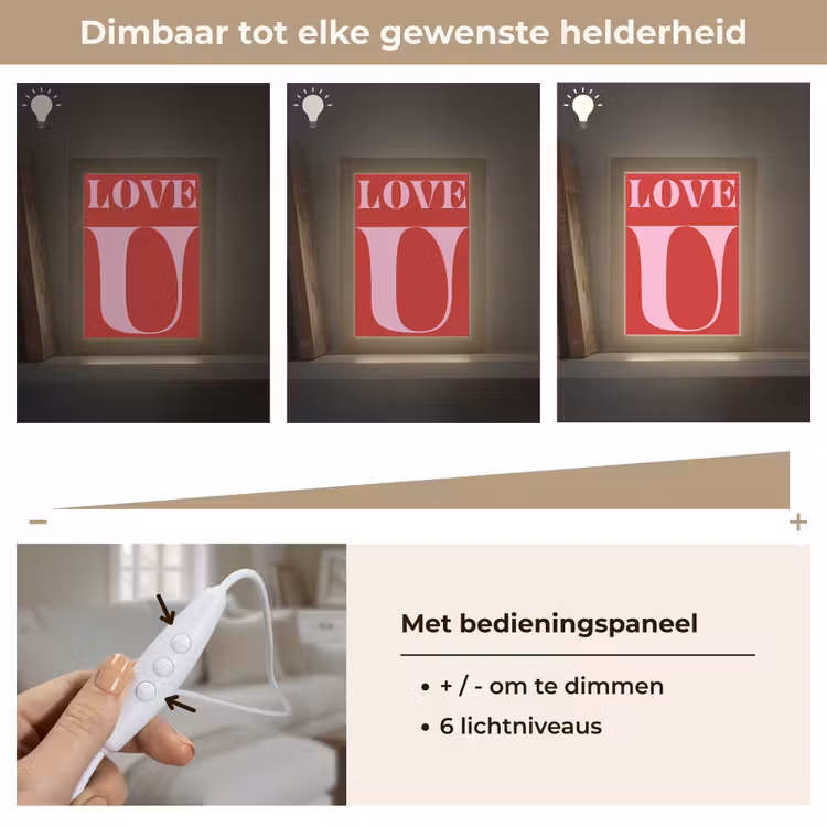 Tafellamp - Rood - Love - Valentijn - Roze — 8