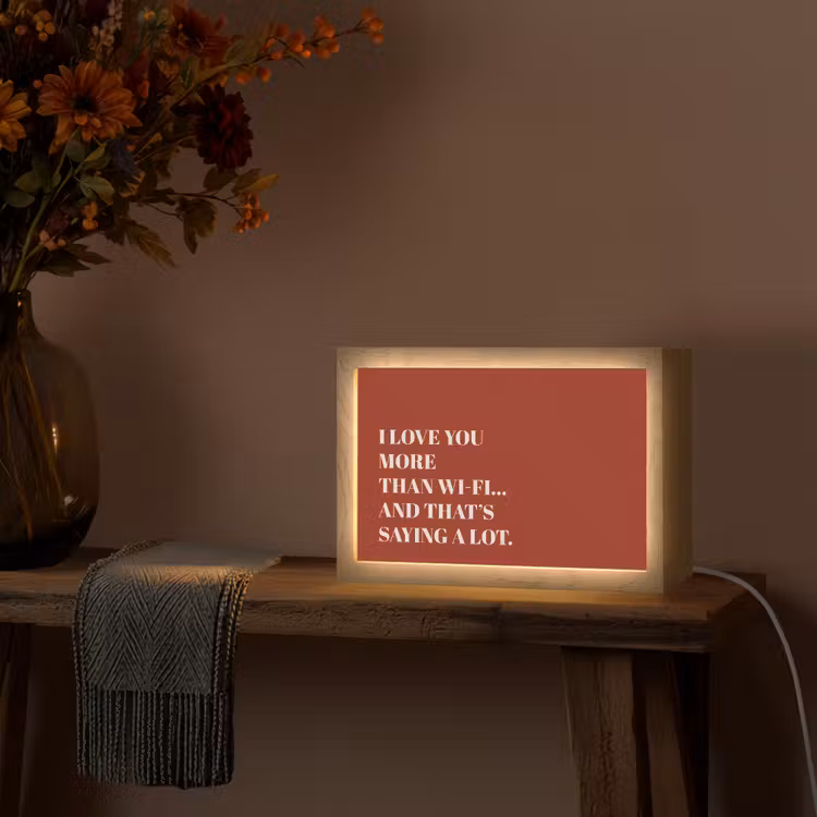 Tafellamp - Rood - Quote - Liefde — 4