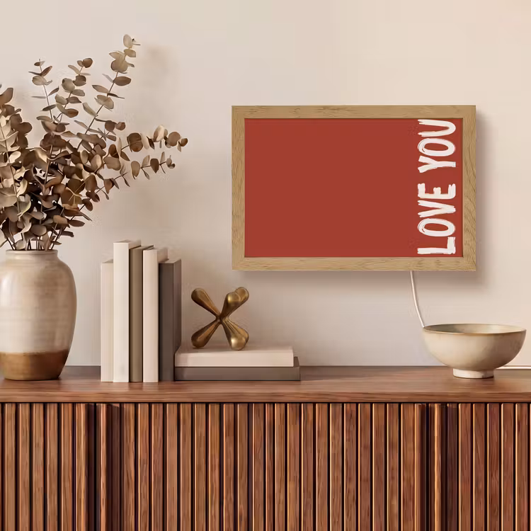 Tafellamp - Schuin - Loveyou - Rood — 3