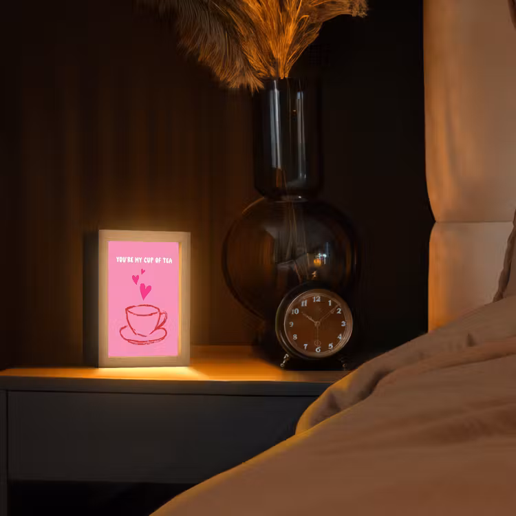 Tafellamp - Thee - Roze - Valentijn - Tekst — 3