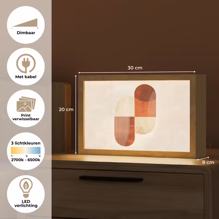 Tafellamp - Bogen - Beige - Vormen — 7