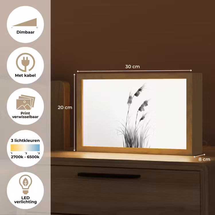 Tafellamp - Minimalistisch - Stelen - Wit — 7