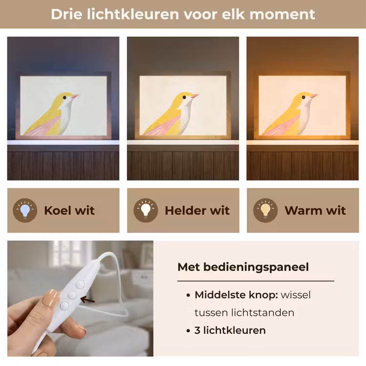 Tafellamp - Vogel - Minimalistisch - Geel — 6