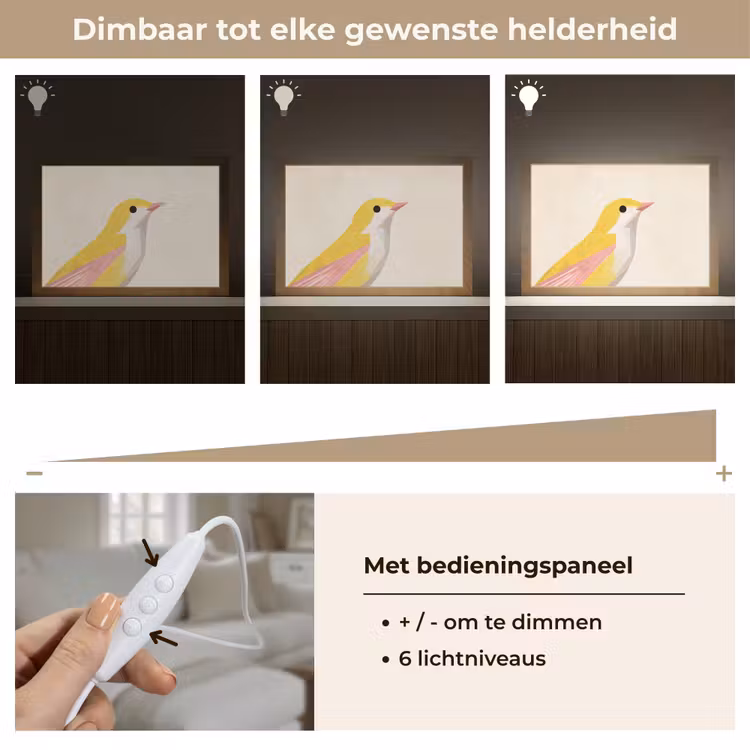 Tafellamp - Vogel - Minimalistisch - Geel — 8