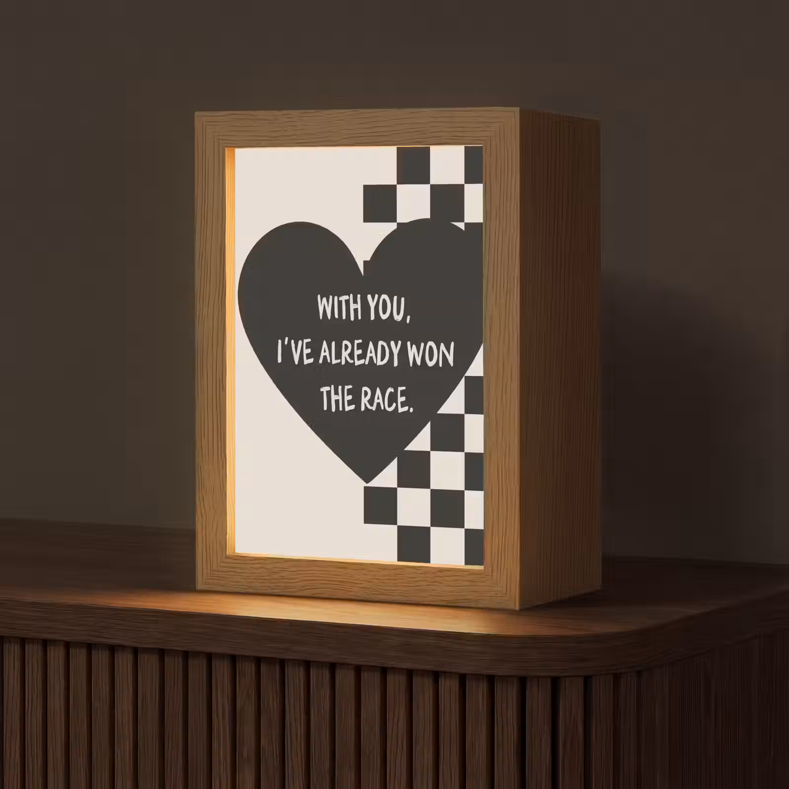 Tafellamp - Liefde - Beige - Race — 1