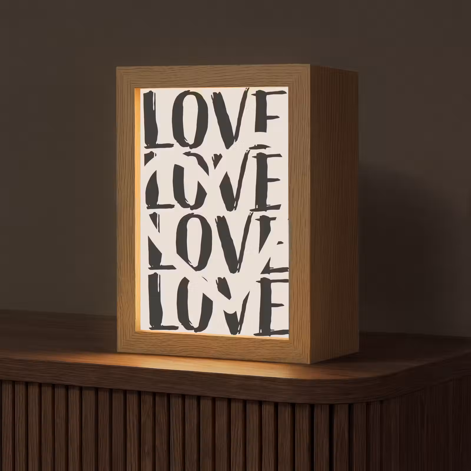Tafellamp - Love - Hart - Beige — 1