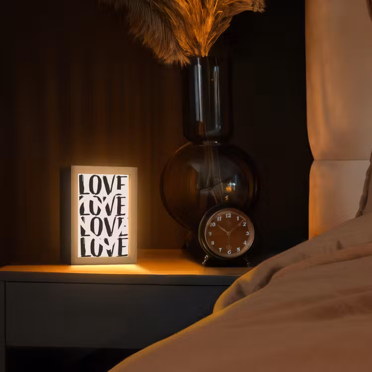 Tafellamp - Love - Hart - Beige — 3