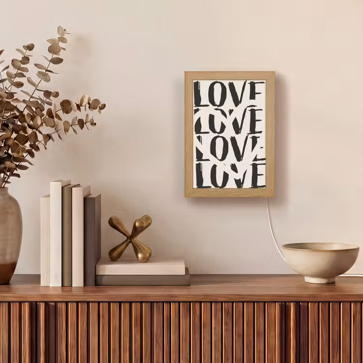 Tafellamp - Love - Hart - Beige — 4