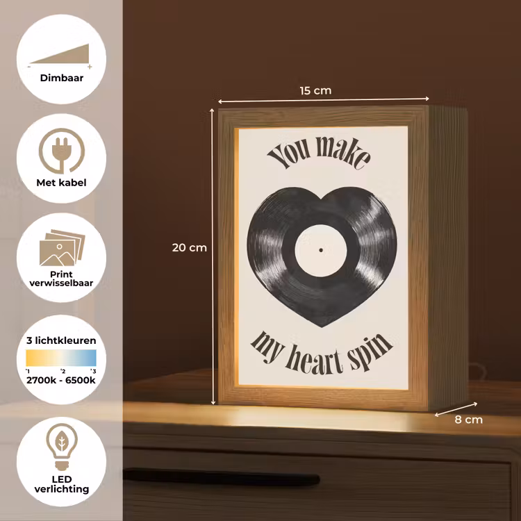 Tafellamp - Love - Muziek - Quote — 7